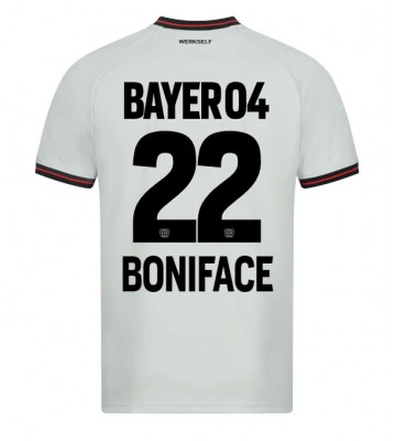 Bayer Leverkusen Victor Boniface #22 Segunda Equipación 2023-24 Manga Corta